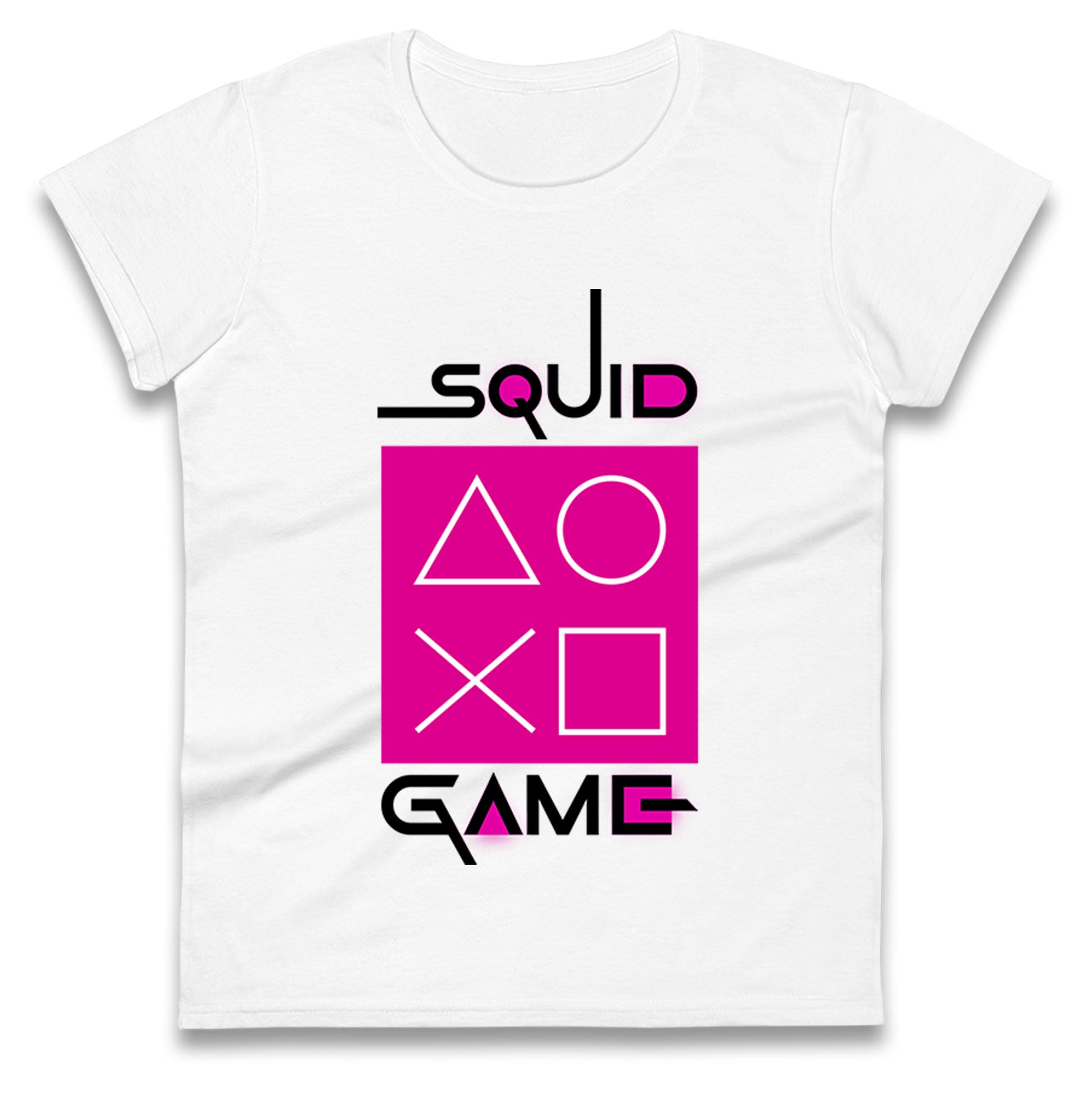 Squid Game Shapes Womens T Shirt