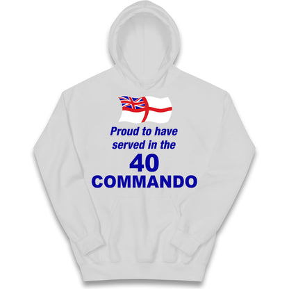 40 Commando Royal Marines Kids Hoodie