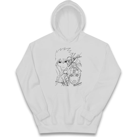 sasuke uchiha and naruto uzumaki hoodie