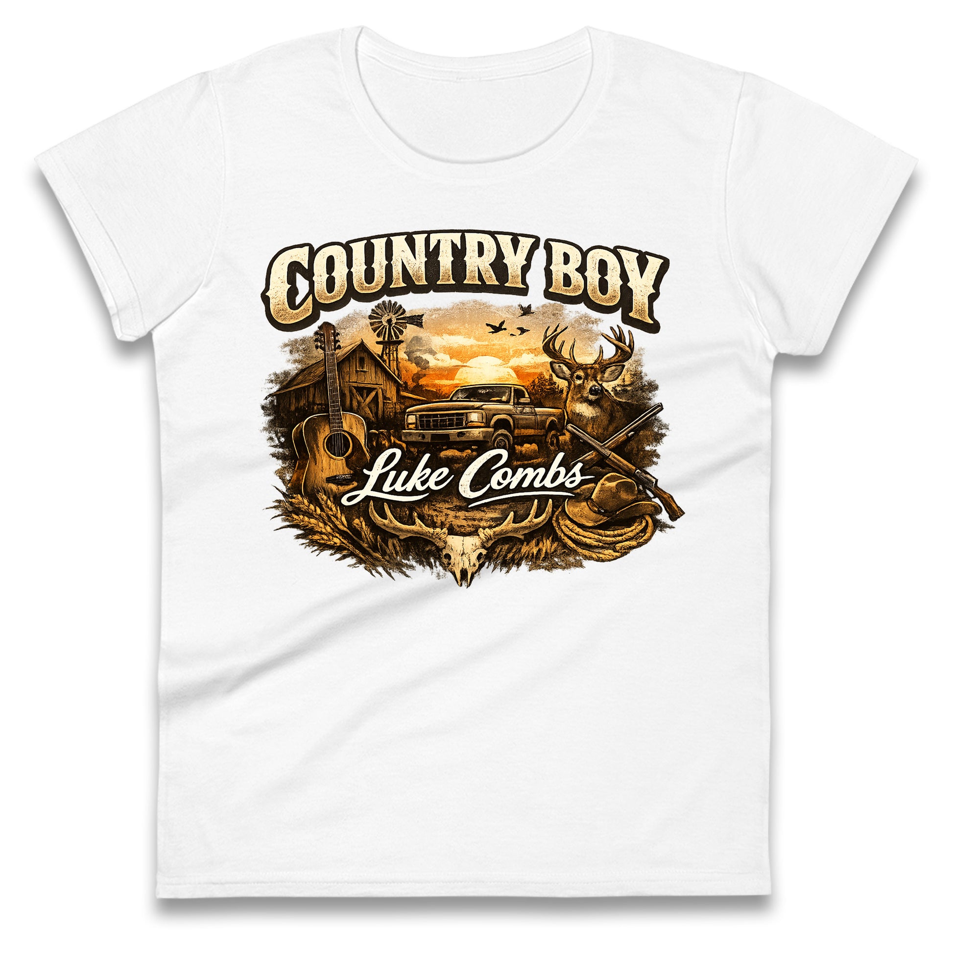 Luke Combs Country Music Ladies T Shirt