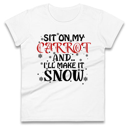 Rude Christmas Ladies T Shirt