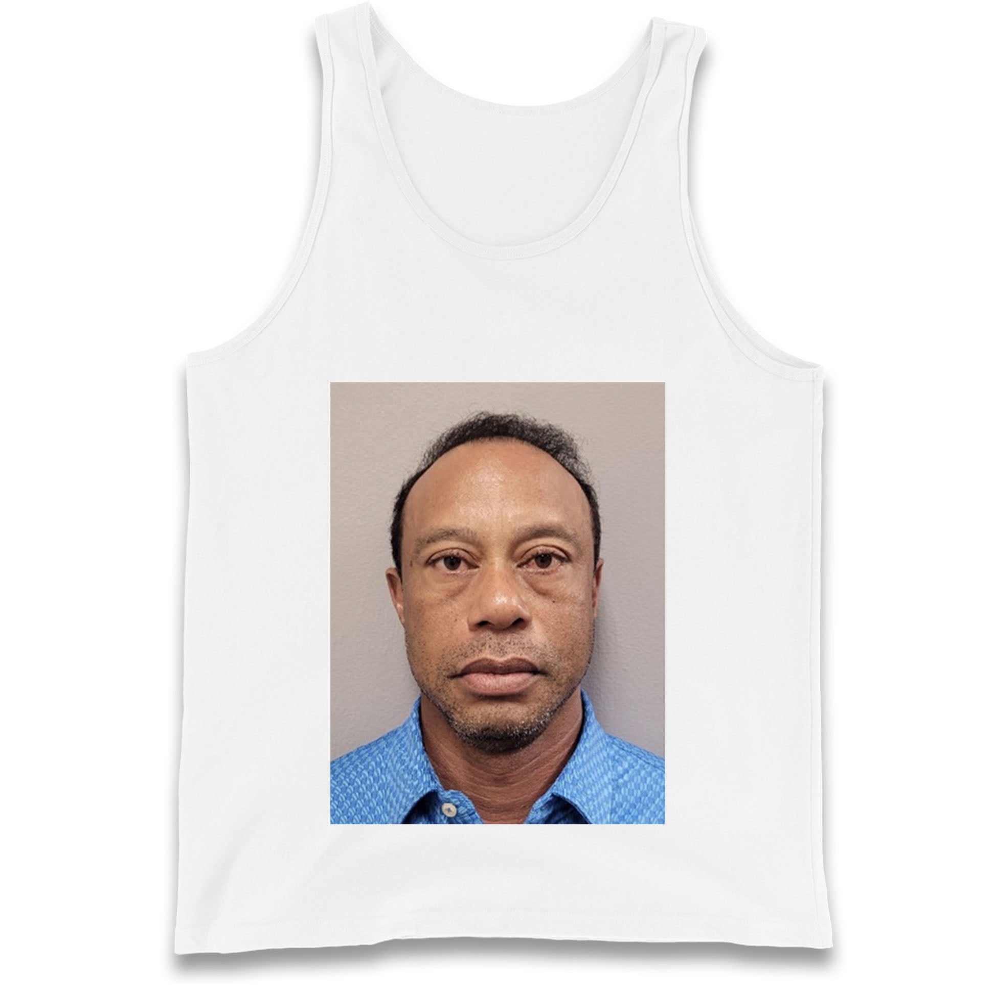Tiger Woods Mugshot Tank Top