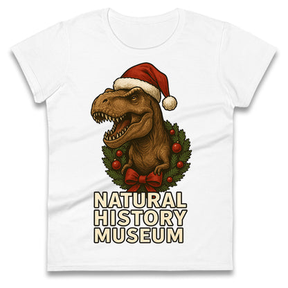 Natural History Museum Christmas Ladies T Shirt