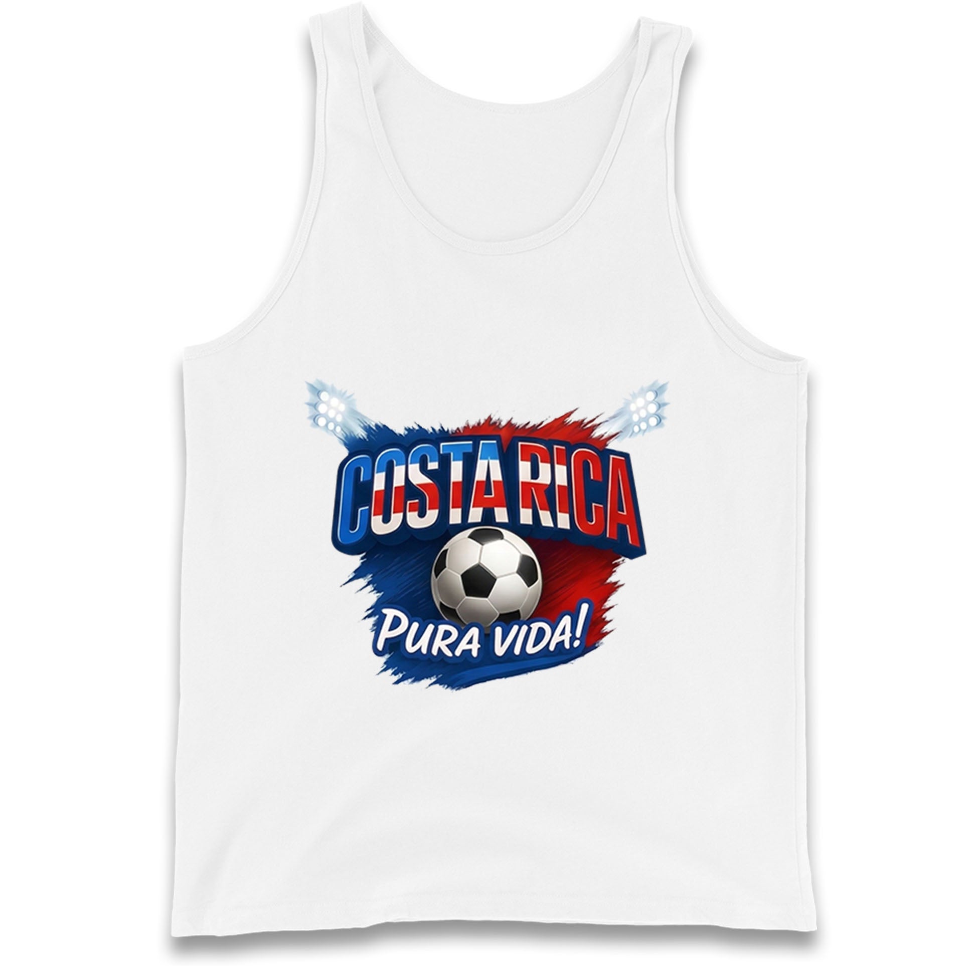 Costa Rica Retro World Cup Tank Top