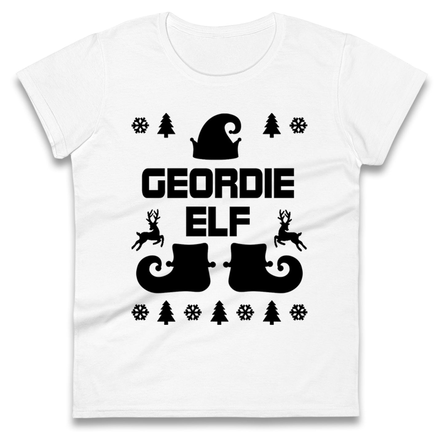 Geordie Christmas Ladies T Shirt