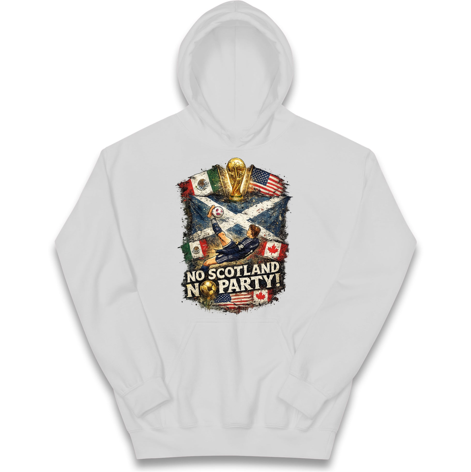 No Scotland No Party World Cup 2026 Kids Hoodie