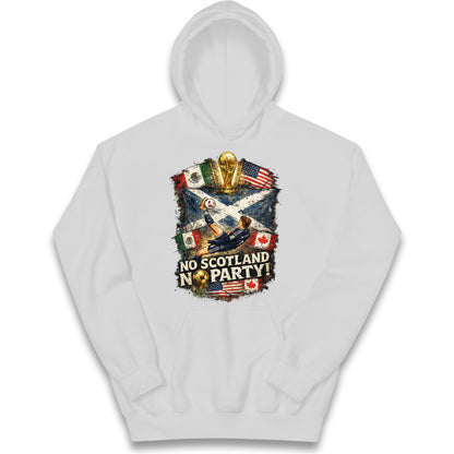 No Scotland No Party World Cup 2026 Kids Hoodie
