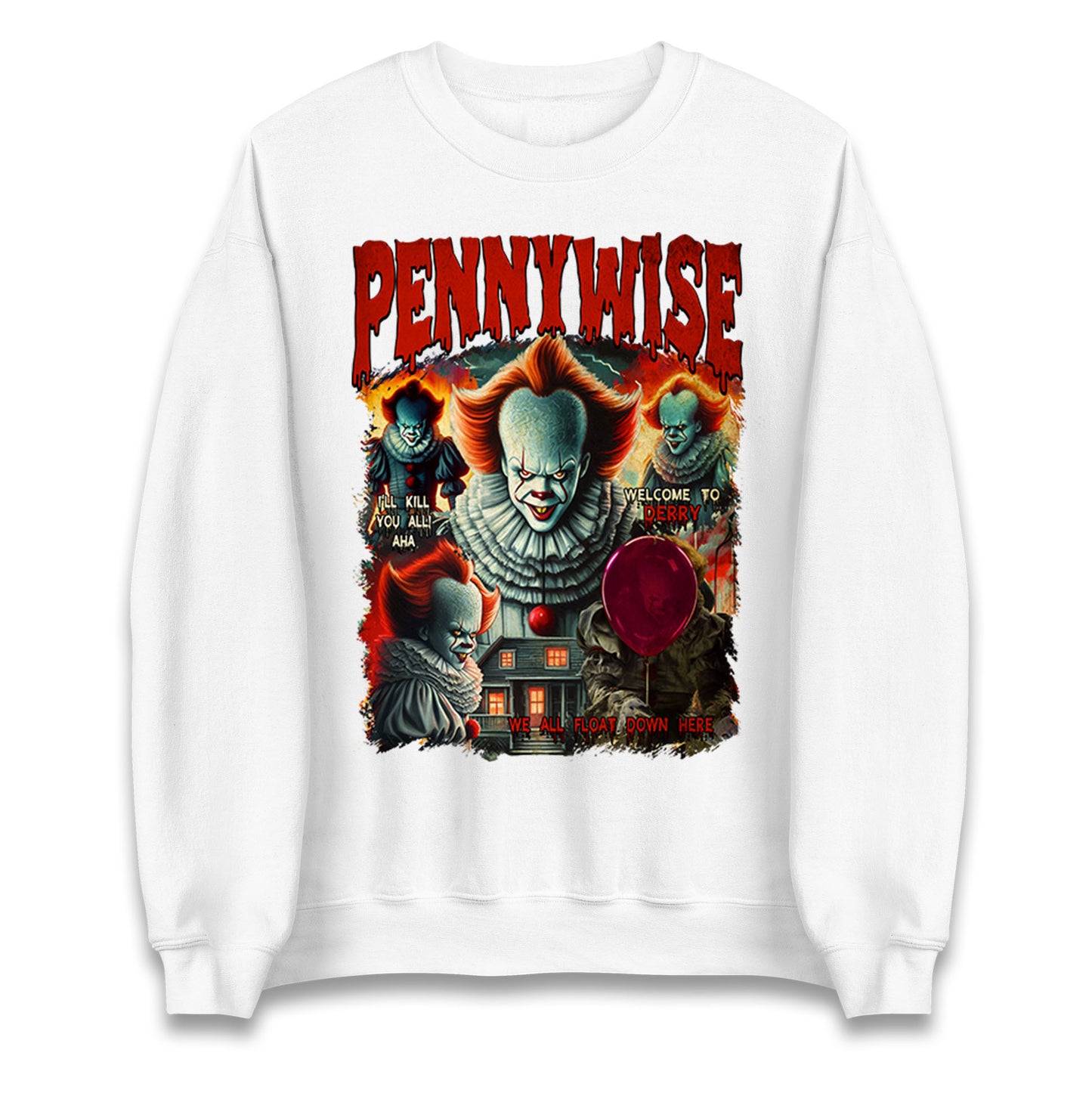 The Clown Pennywise Halloween Bootleg Unisex Sweatshirt