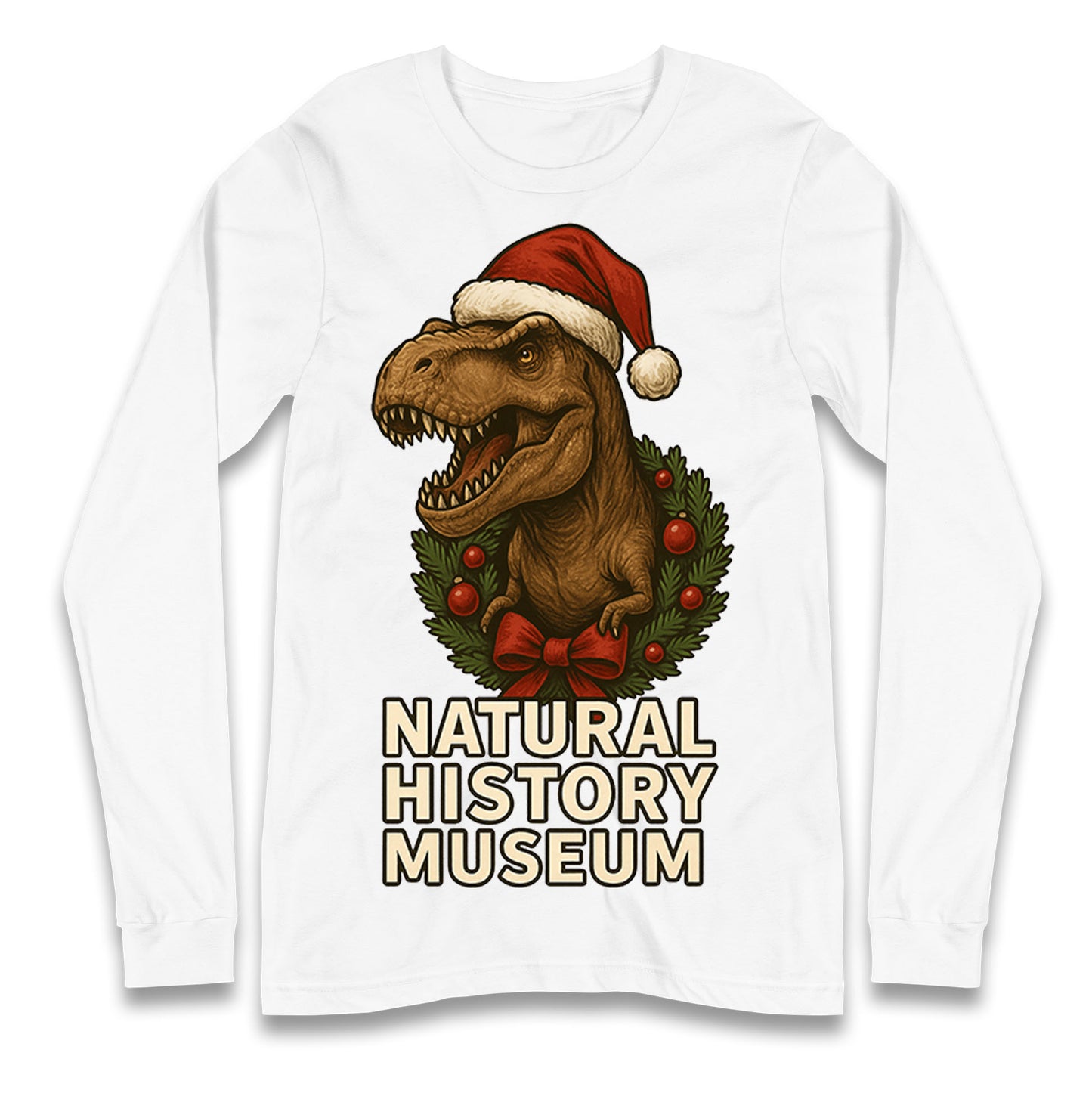 Natural History Museum Christmas Longsleeve T Shirt