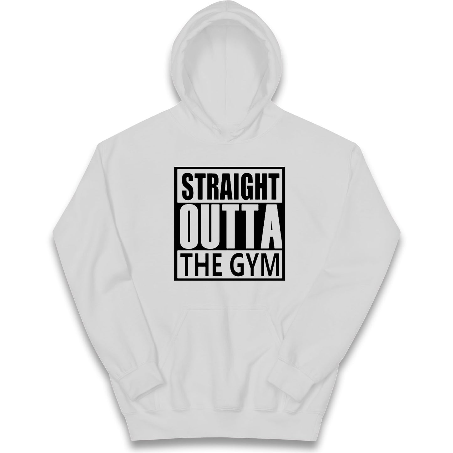 Staight Outta The Gym Kids Hoodie
