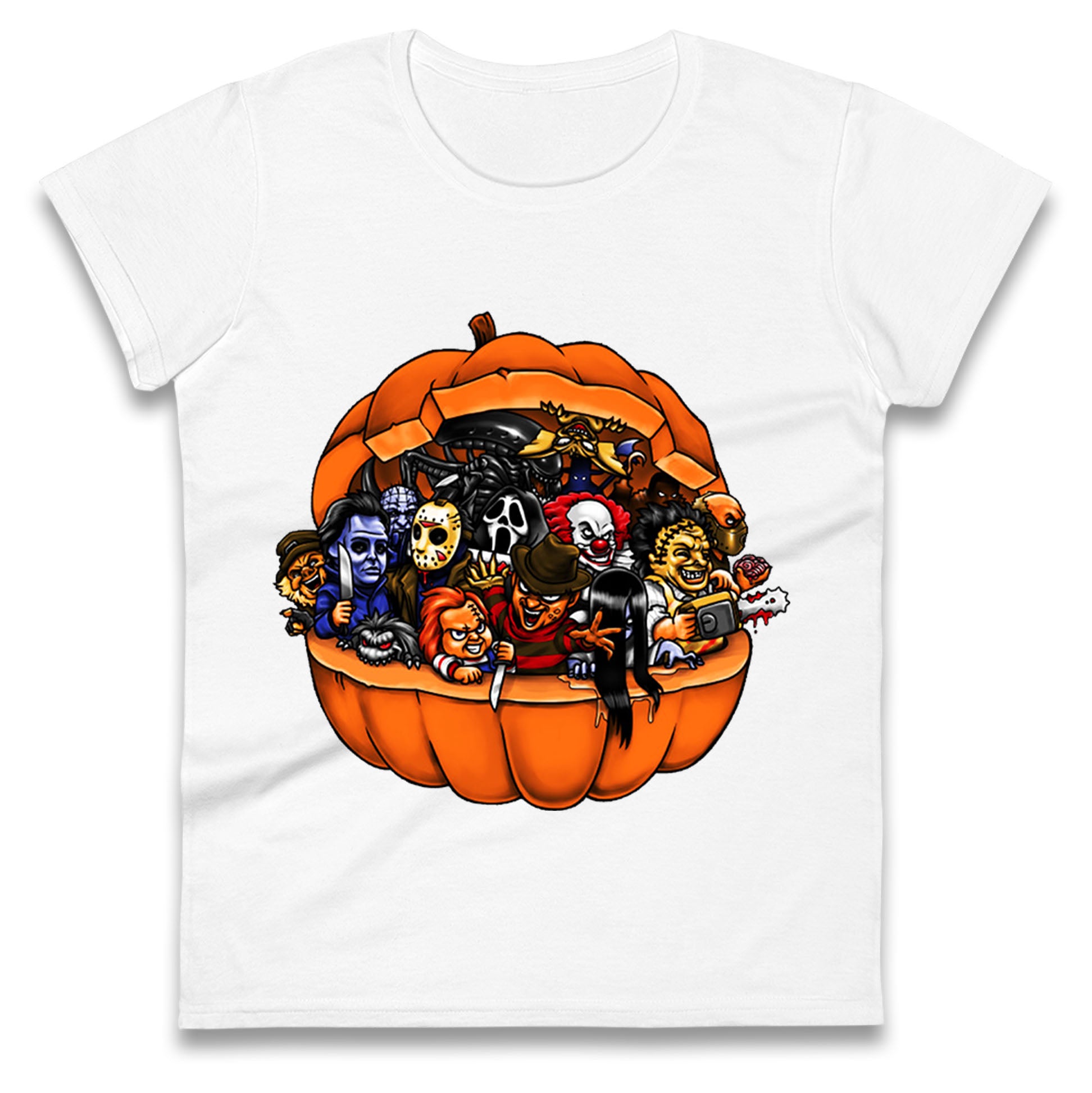 Super Villains Horror Friends Halloween t shirts

