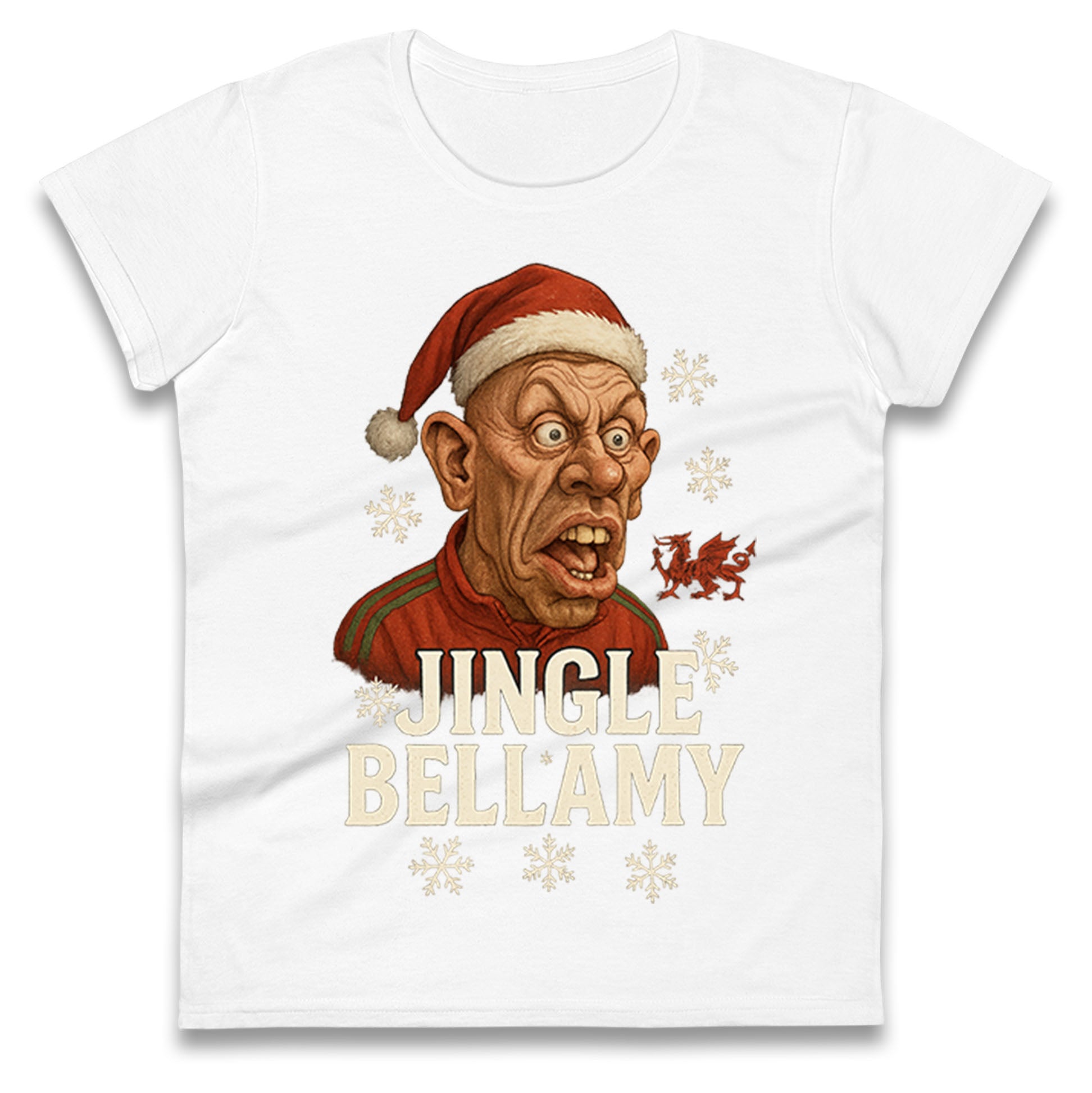 Craig Bellamy Christmas Ladies T Shirt