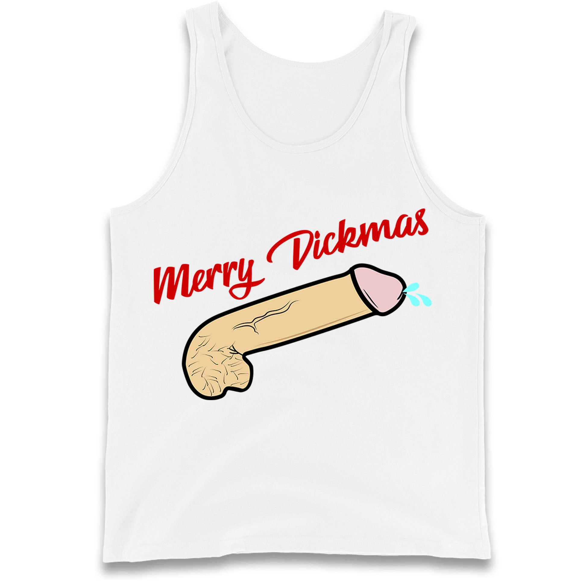 Merry Dickmas Funny Tank Top