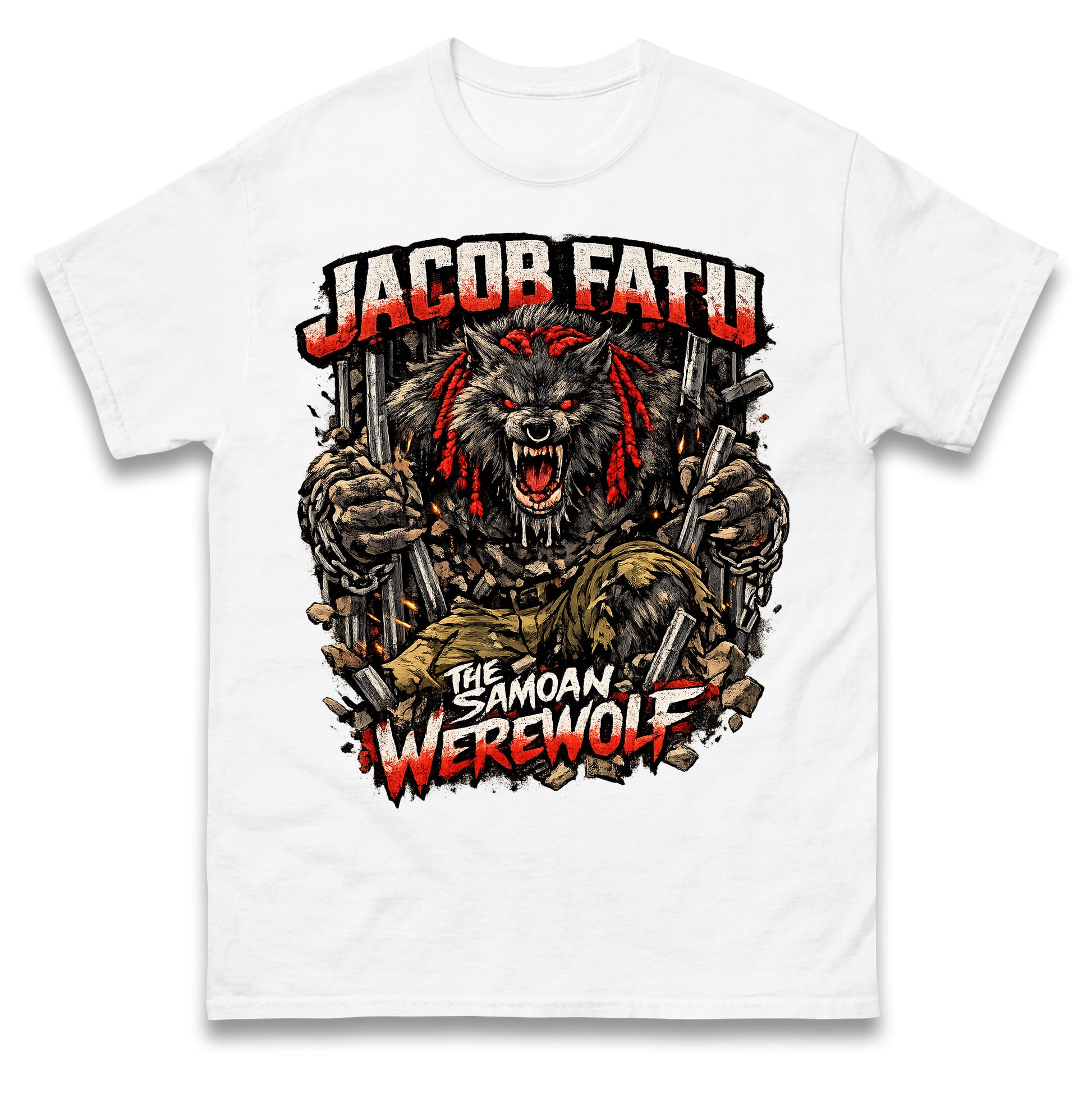 Jacob Fatu The Samoan Werewolf T Shirt