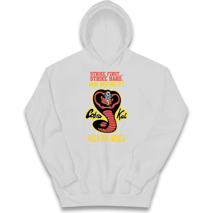 Cobra Kai Never dies Kids Hoodie