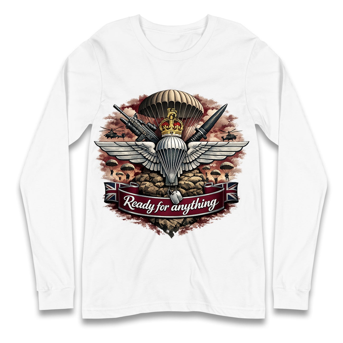 Ready for Anything Parachute Regiment Long Sleeve Shirt