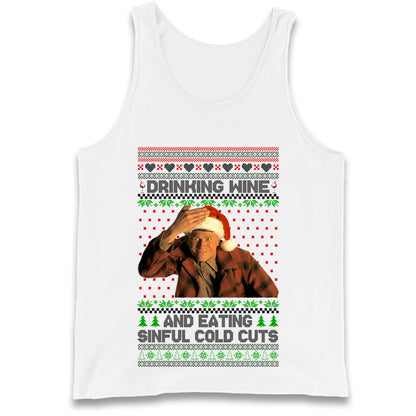 Ed Gein Wine Christmas Tank Top