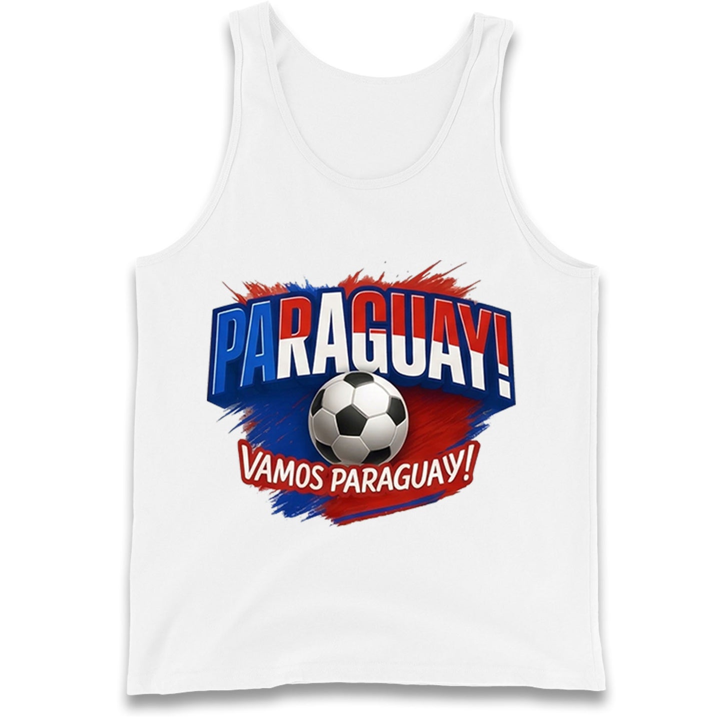 Paraguay Retro World Cup Tank Top