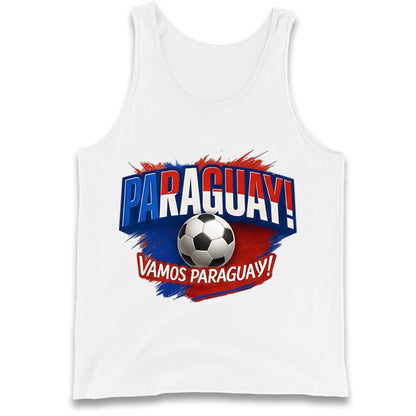 Paraguay Retro World Cup Tank Top