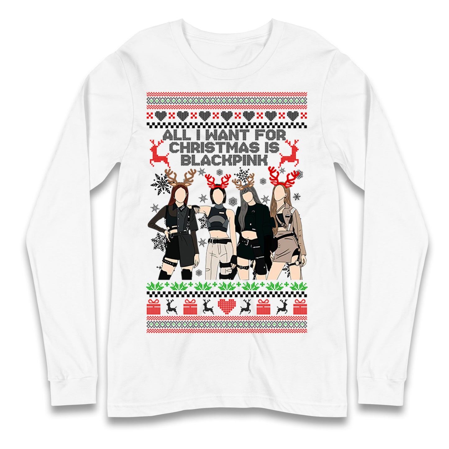 BlackPink Christmas Longsleeve T Shirt