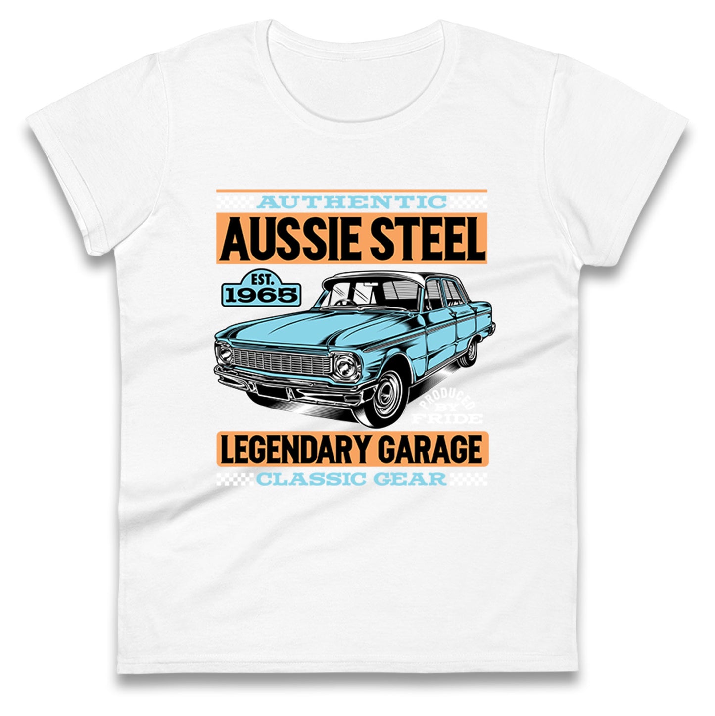 Authentic Aussie Steel Ladies T Shirt