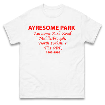 Middlesbrough Ayresome Park T Shirt