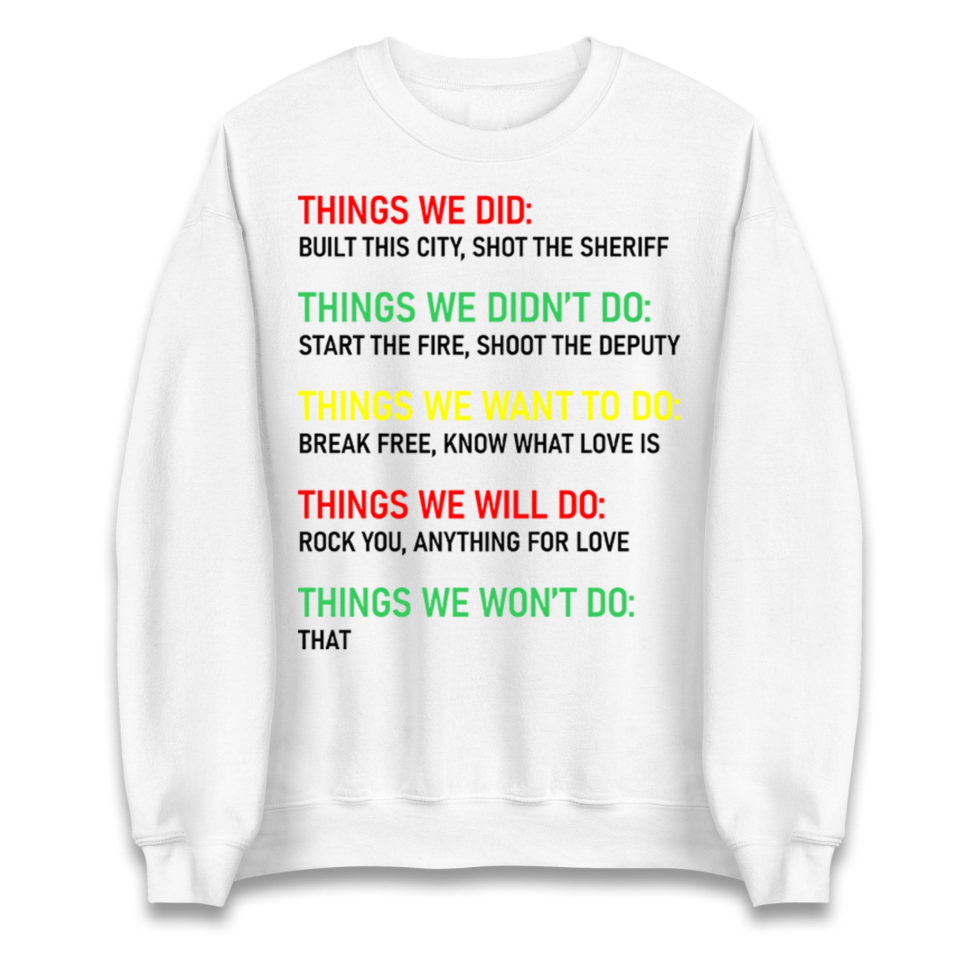 Bob Marley Music Jumper