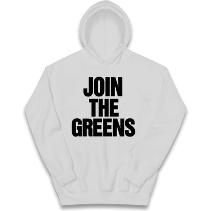 Green Party Join The Greens Kids Hoodie