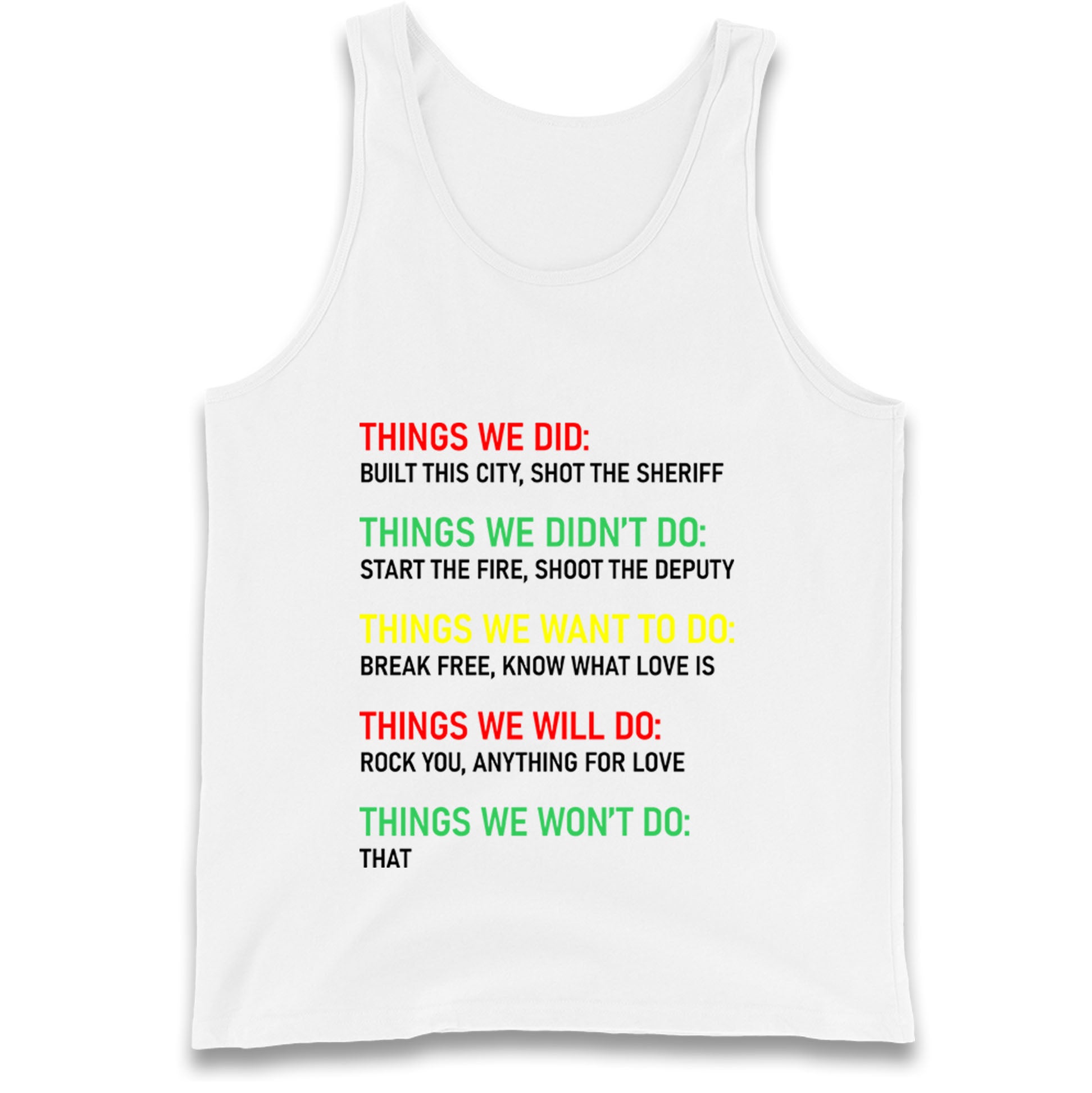 Bob Marley Music Tank Top
