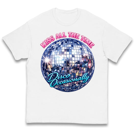 Kiss All The Time Disco Occasionally Kids T Shirt