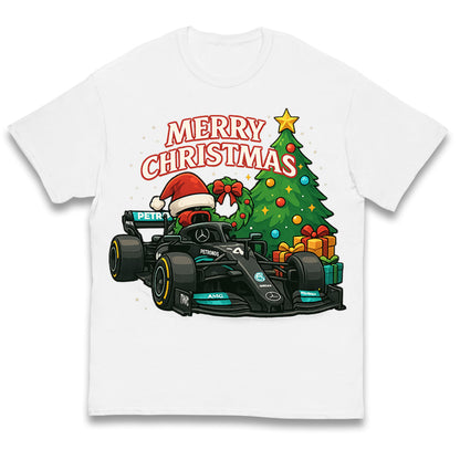 Mercedes F1 Christmas Kids T Shirt