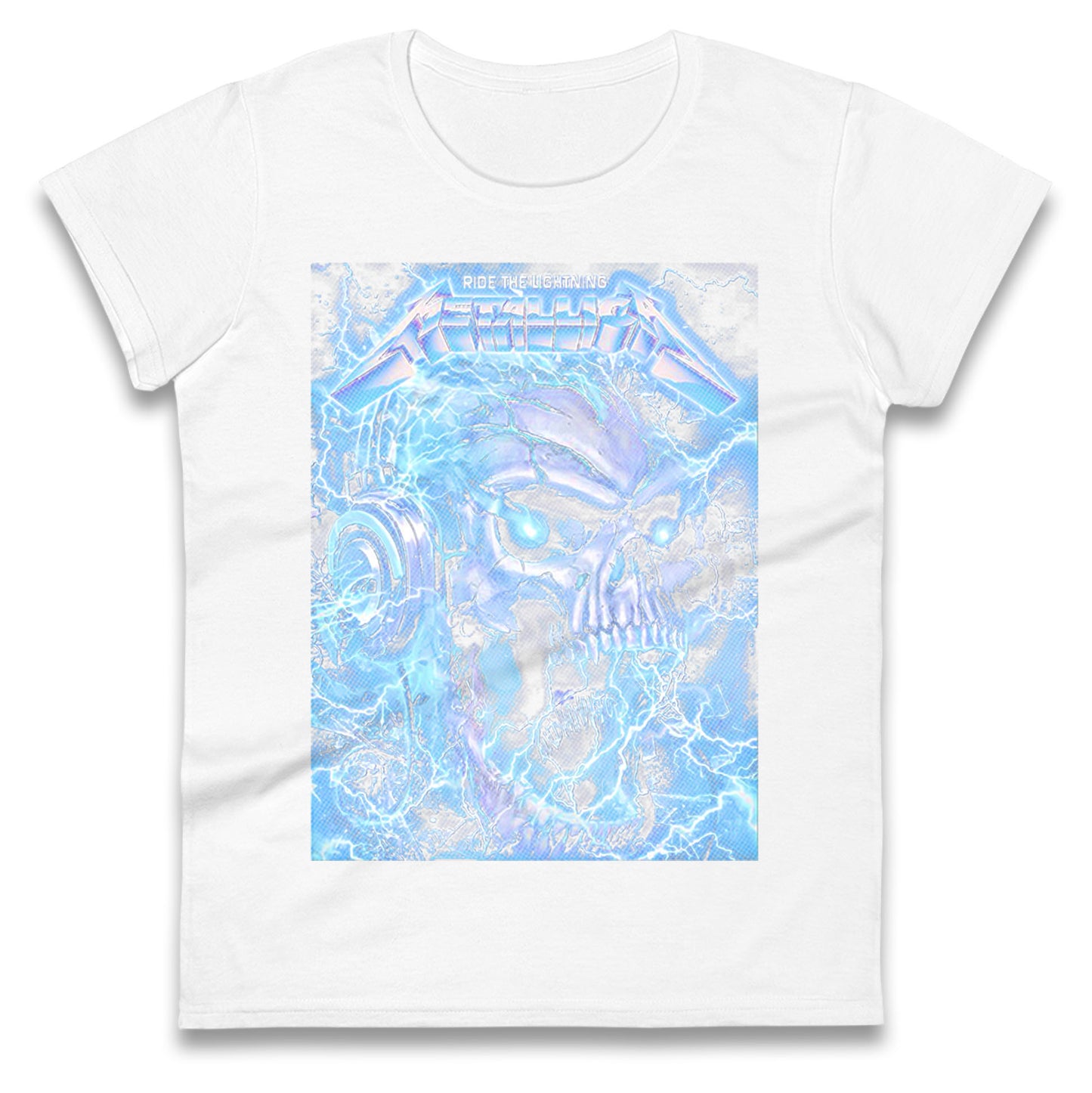 Metallica Ride The Lightning Ladies T Shirt