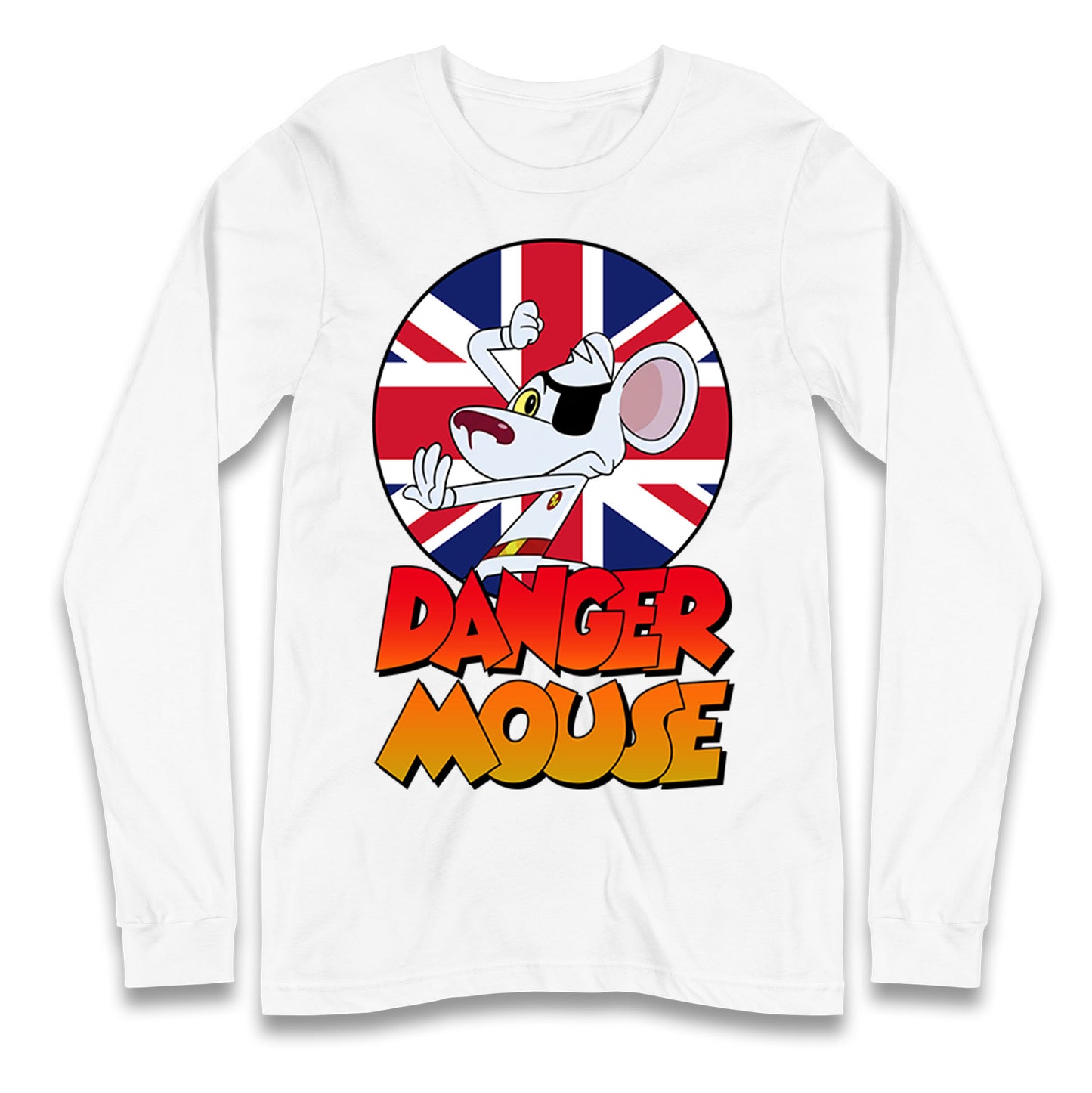 Danger Mouse Union Jack Longsleeve T Shirt