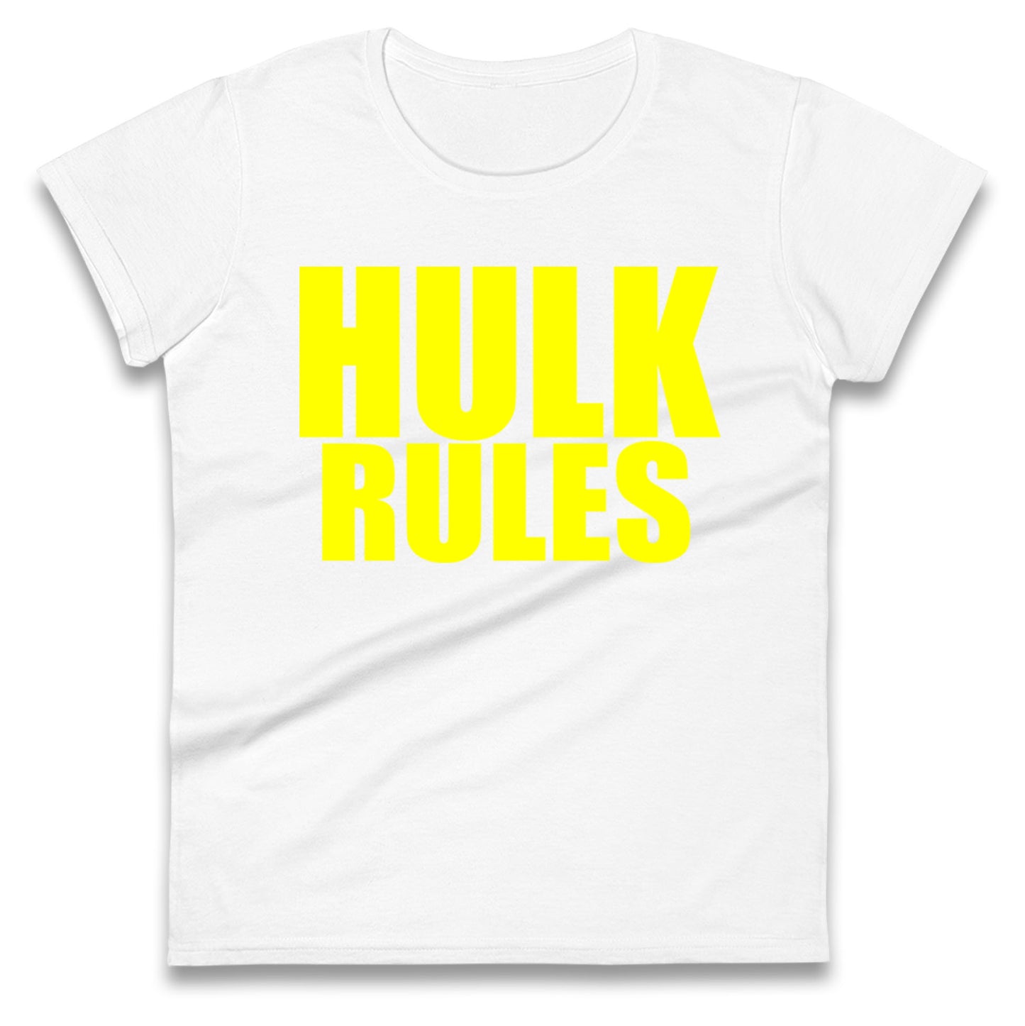 Hulk Rules Ladies T Shirt