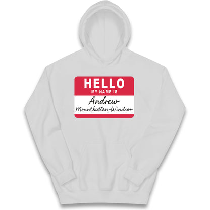 Andrew Mountbatten Windsor Kids Hoodie