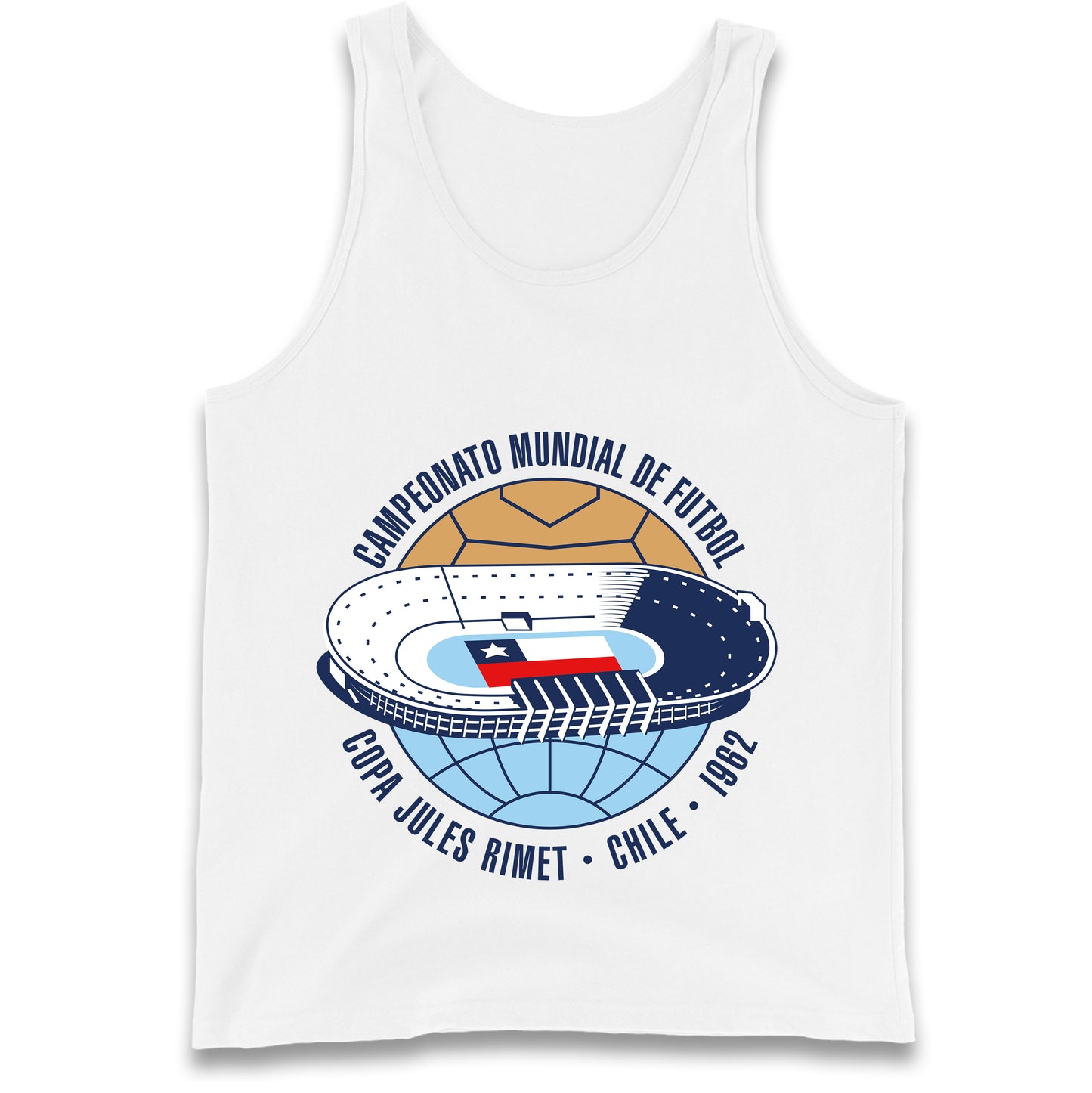Chile 1962 Retro World Cup Tank Top
