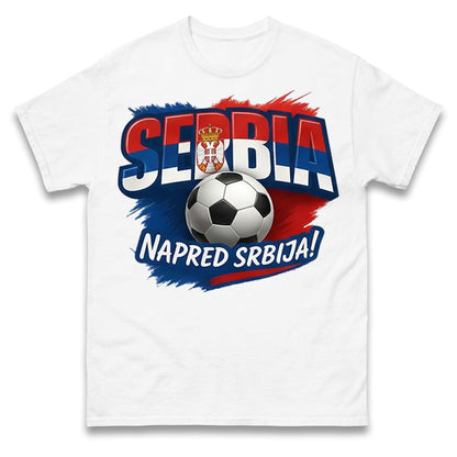 Serbia Retro World Cup T Shirt