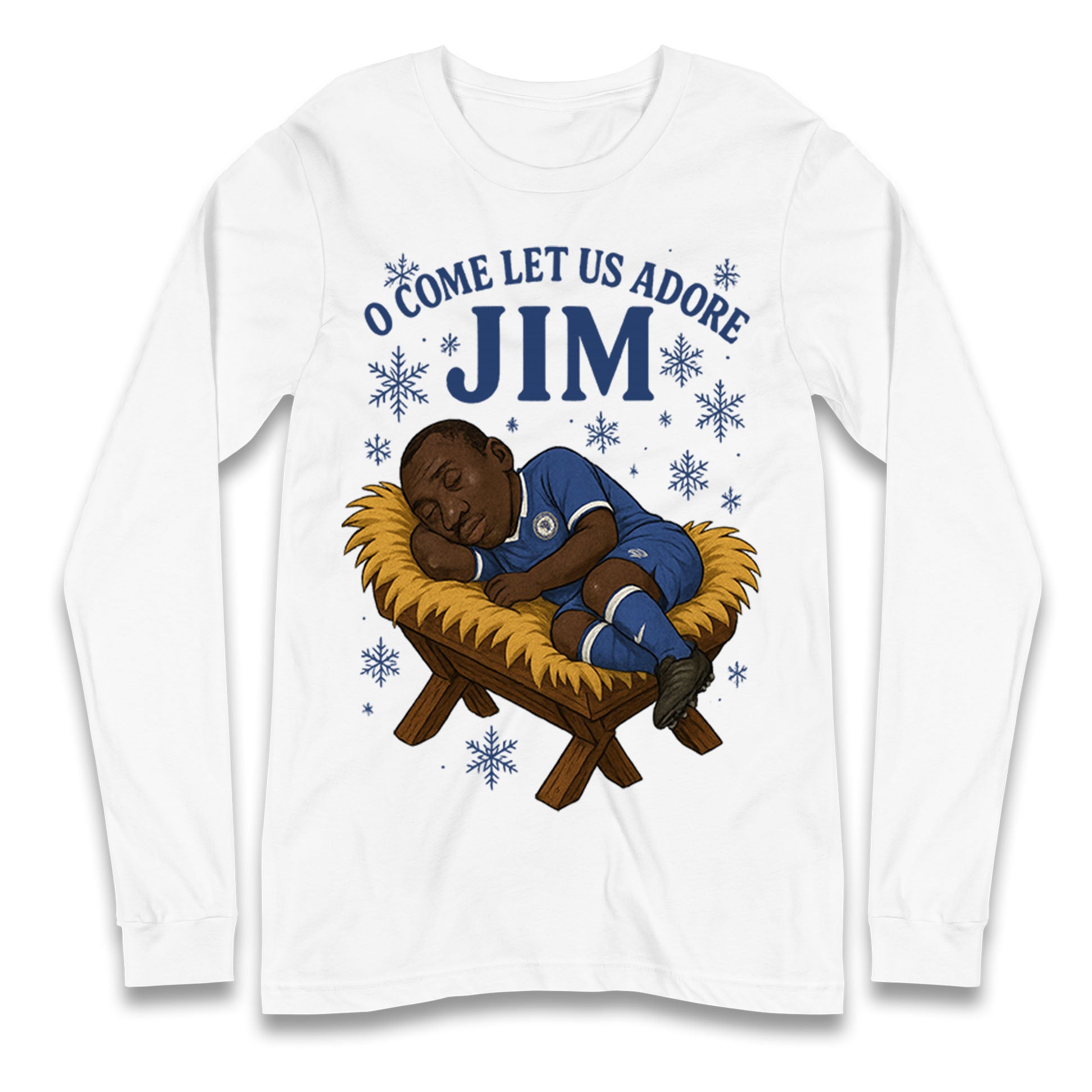 Retro Chelsea Christmas Longsleeve T Shirt 