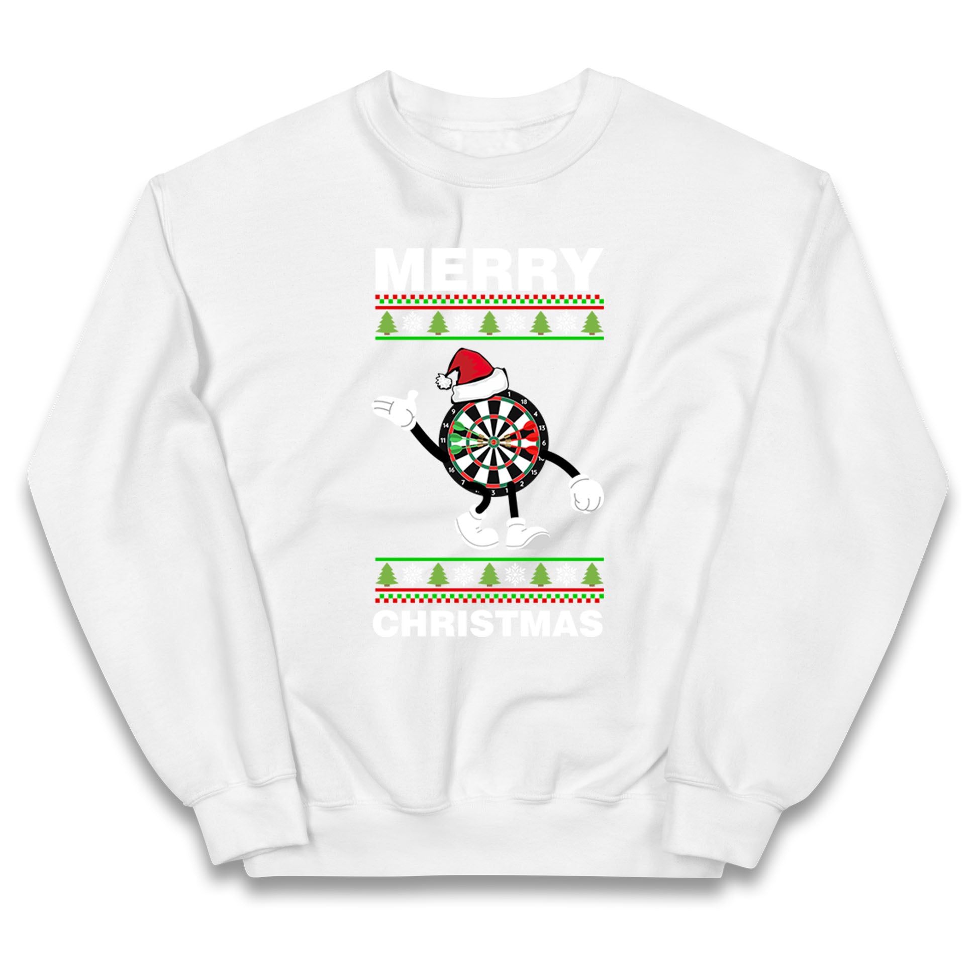 dartboard christmas santa costume jumper