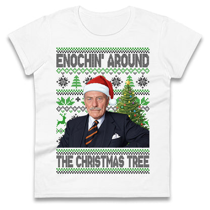 Enoch Powell Enochin Around the Christmas Tree Christmas Ladies Shirt
