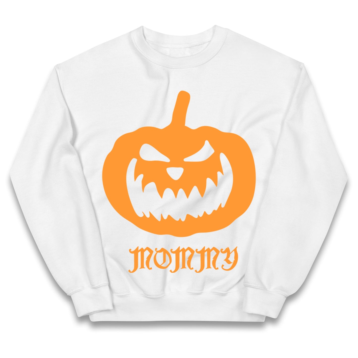 Scary Pumpkin Mommy Halloween Jumper
