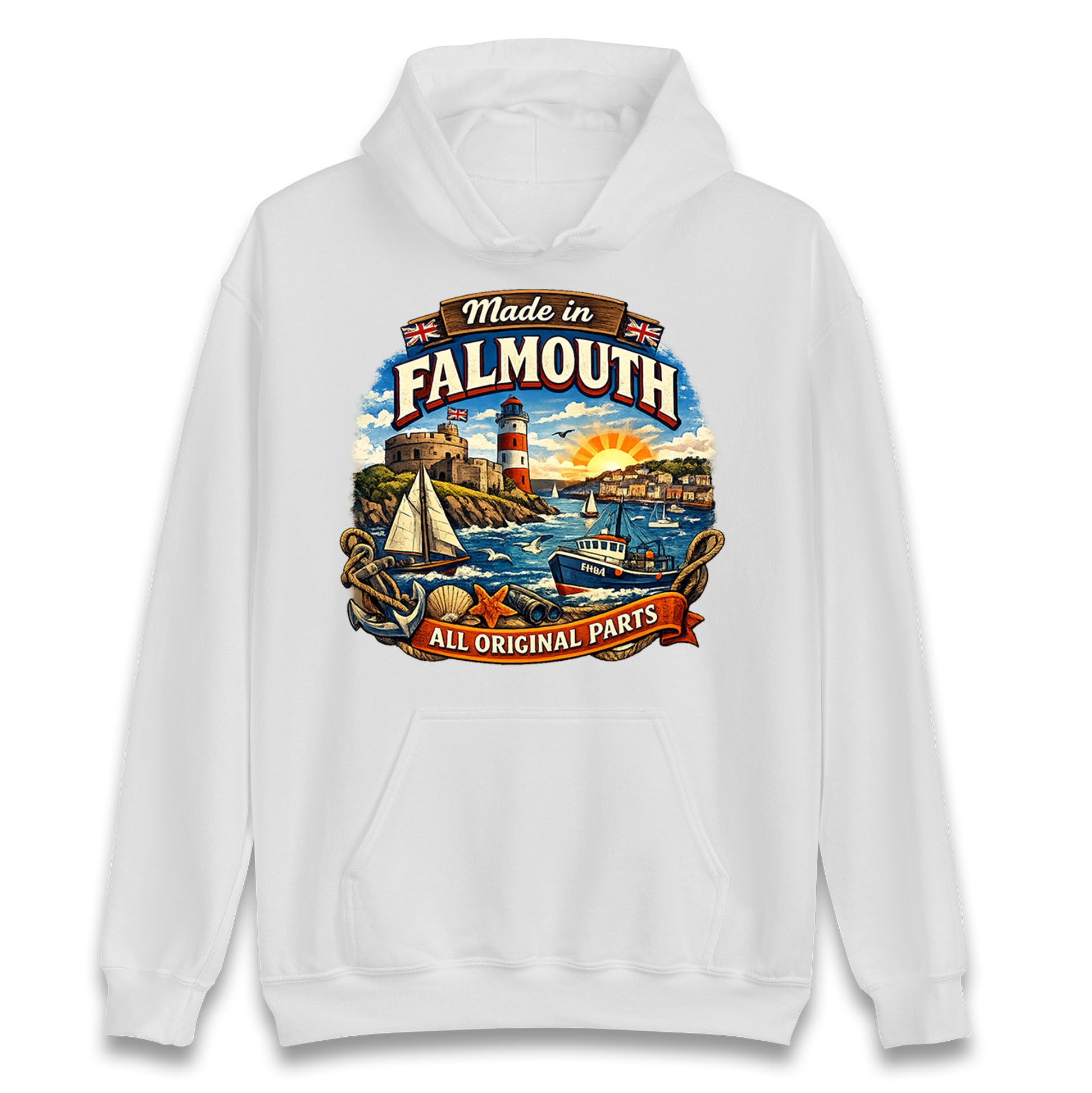 Made In Falmouth All Original Parts Hoodie