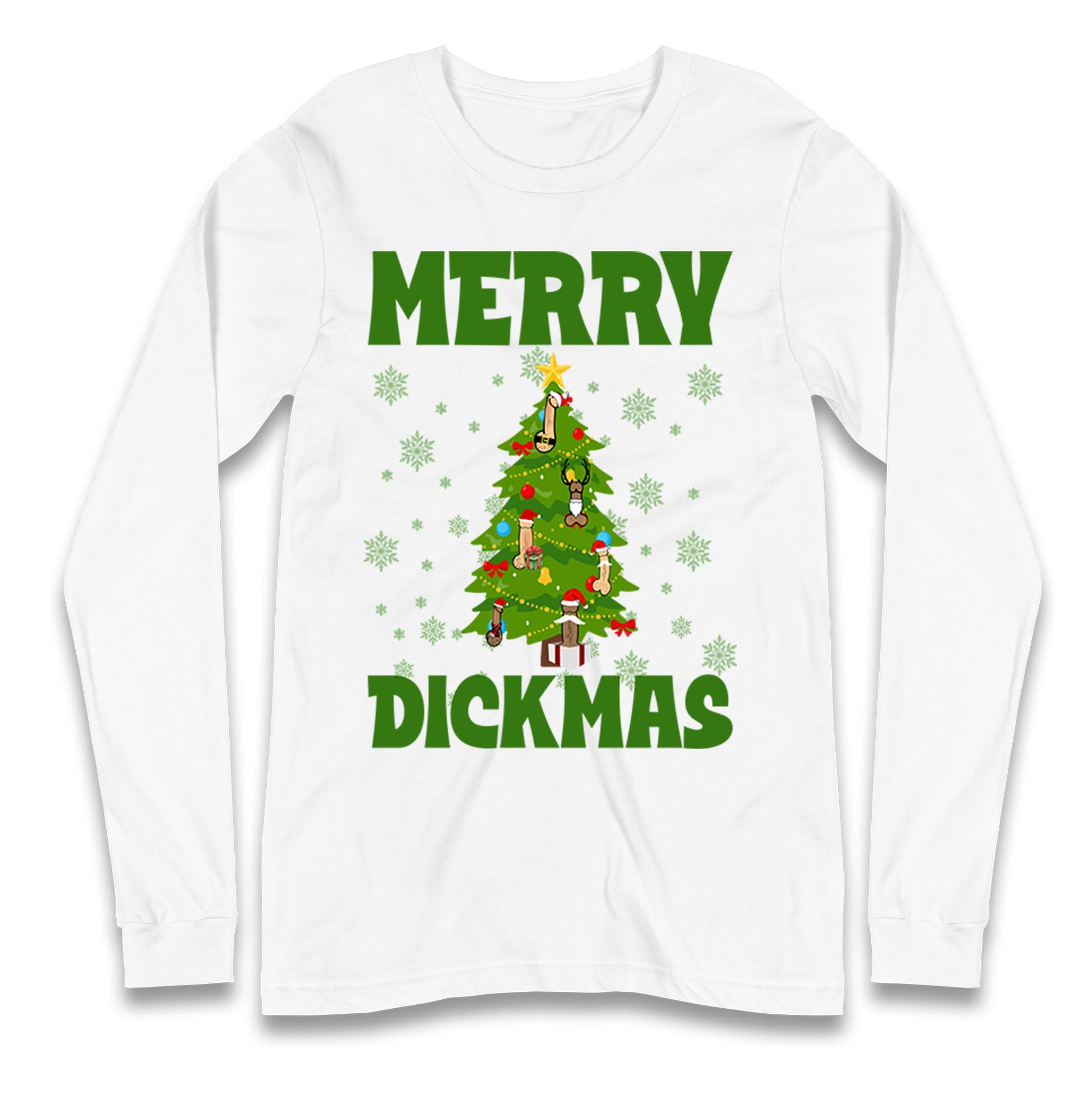 Merry Dickmas Funny Christmas T Shirt