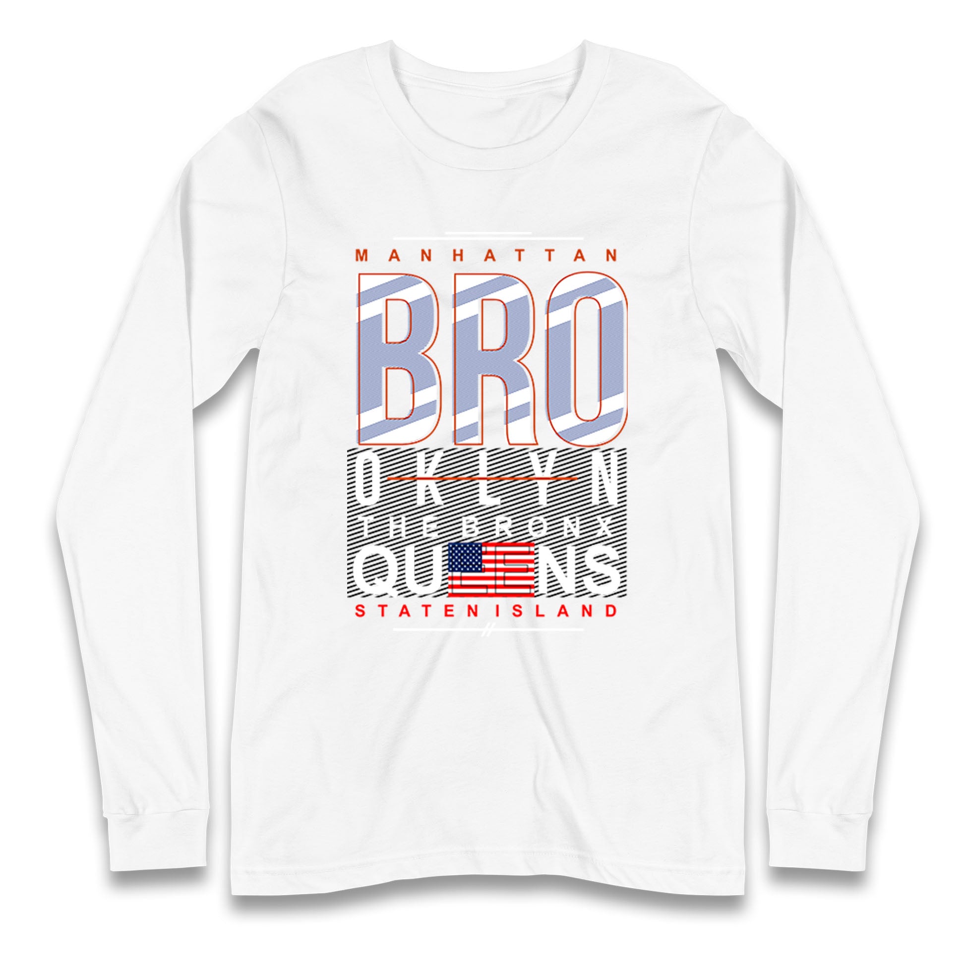 Brooklyn New York State Longsleeve T Shirt