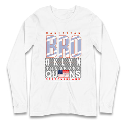 Brooklyn New York State Longsleeve T Shirt