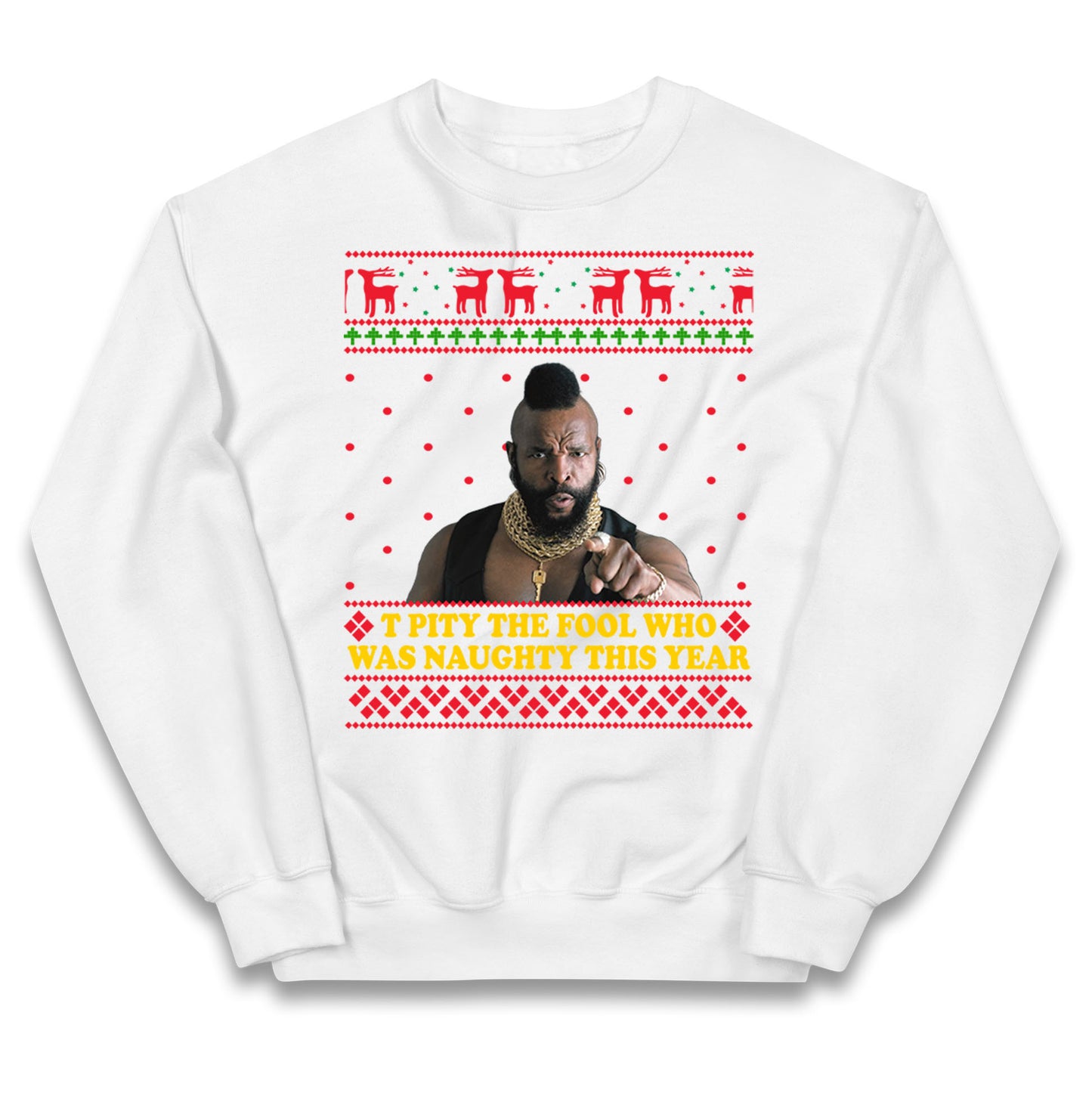 mr t christmas jumper
