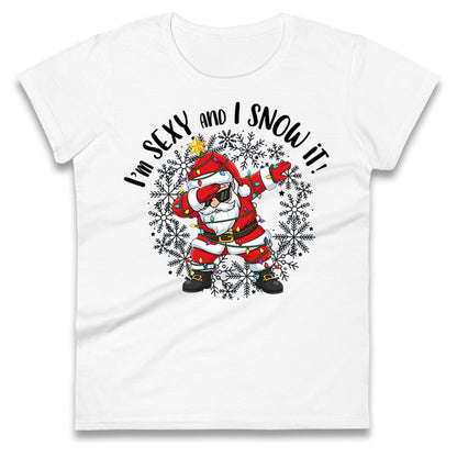 I Snow It Christmas Ladies T Shirt 