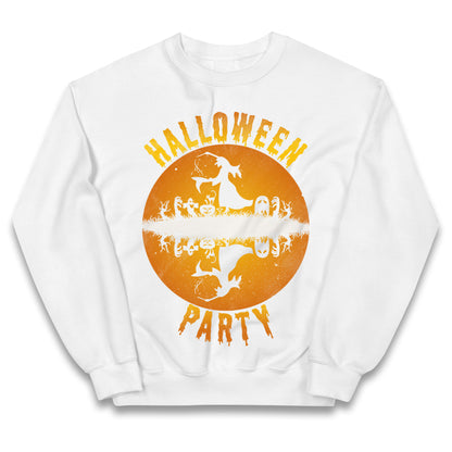Scary Witch Halloween Party Jumper
