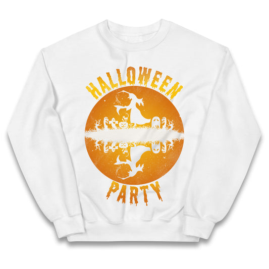 Scary Witch Halloween Party Jumper

