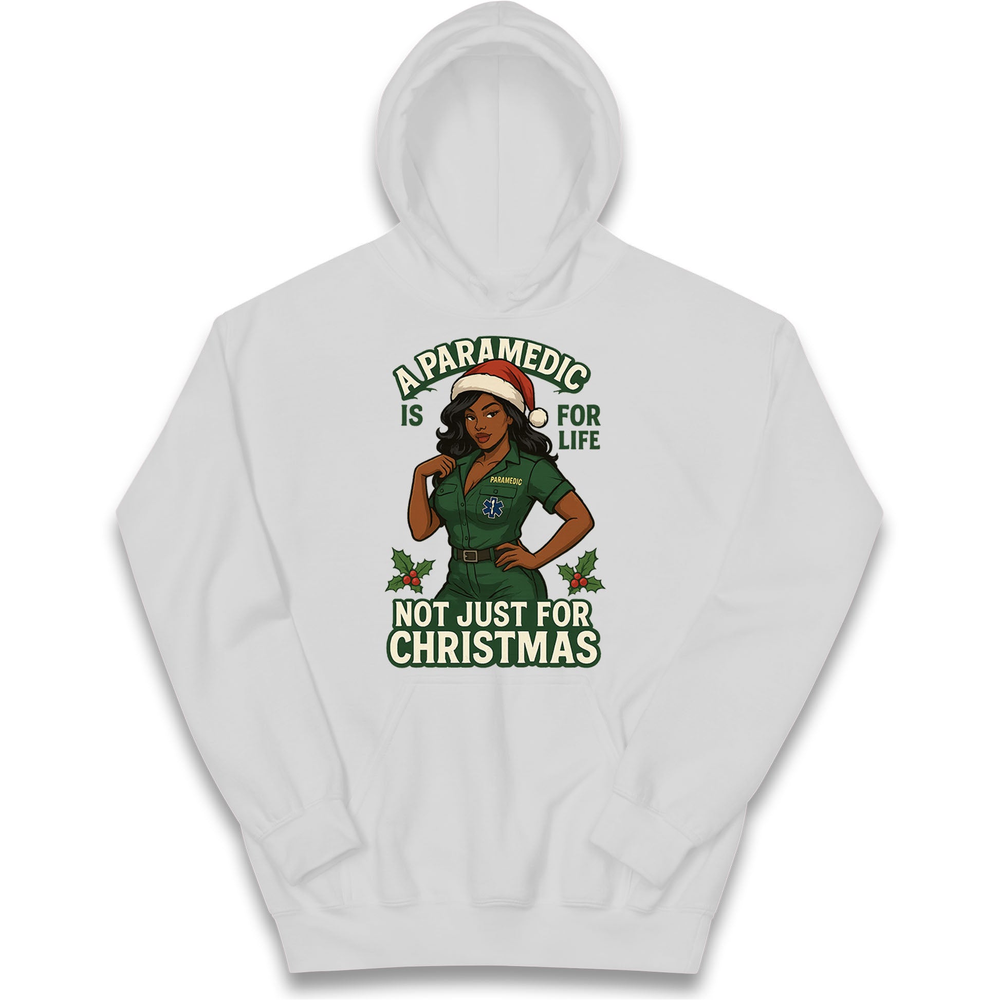 Paramedic Christmas Kids Hoodie